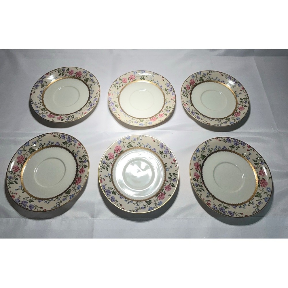 Mikasa Spring Moire Bread & Butter Plate 6" Set Up 6